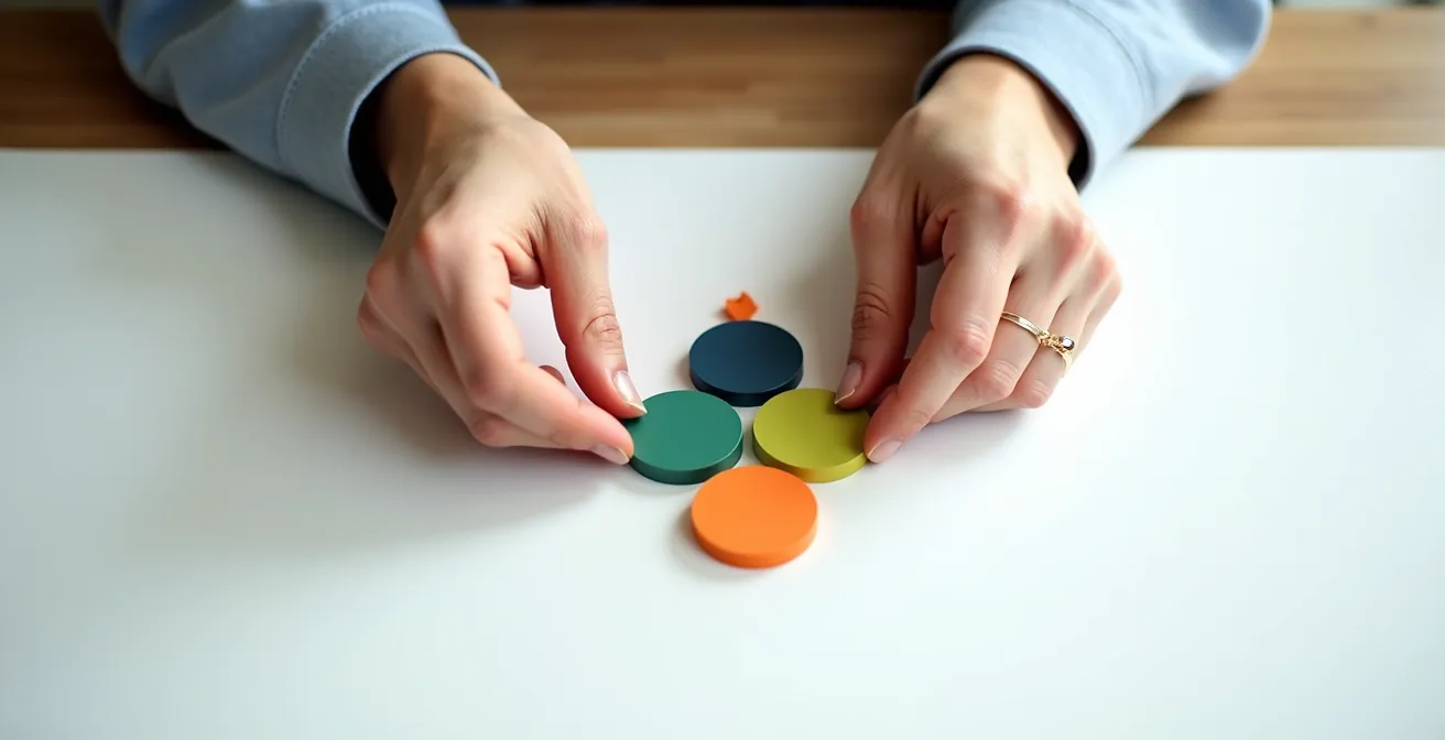 Conceptual view of business metrics displayed as physical gauges and indicators