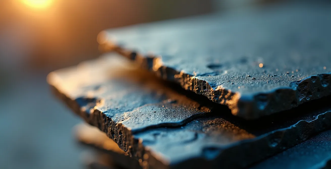 Macro shot of textured surfaces representing risk levels and compliance layers