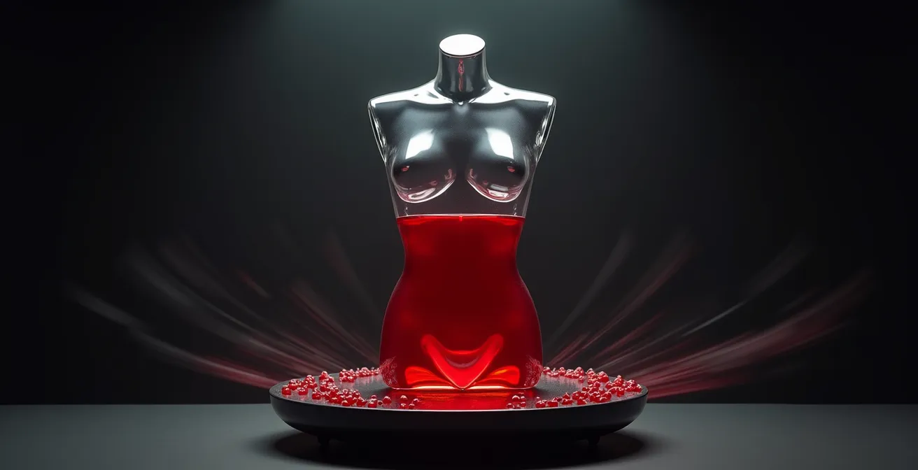 Medical visualization showing blood displacement in human body under high G-force acceleration